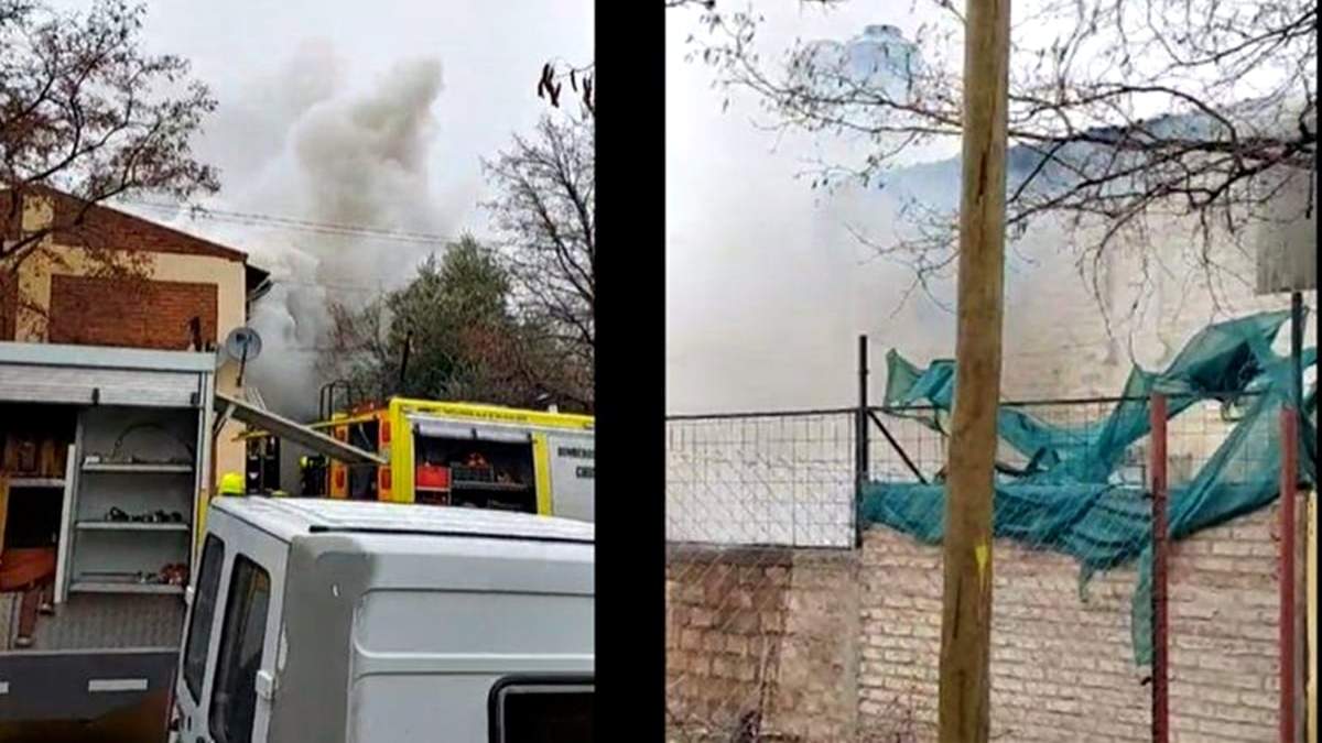 Incendio en Chos Malal. Fuente: (Twitter)