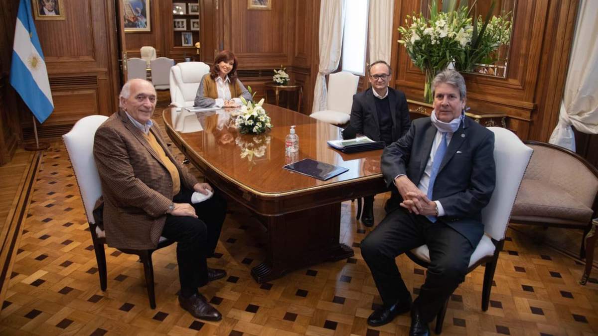 Reunión del Consejo Agroindustrial Argentino con Cristina Fernández de Kirchner. Fuente: (Twitter)