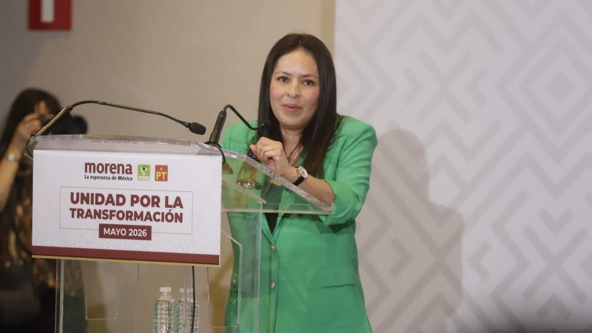 La dirigente nacional del PVEM, Karen Castrejón