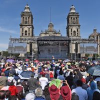 Alistan operativo en el Zócalo para el AMLOFest este 1 de diciembre
