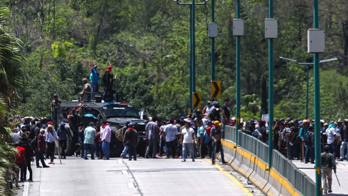 Manifestantes en Chilpancingo