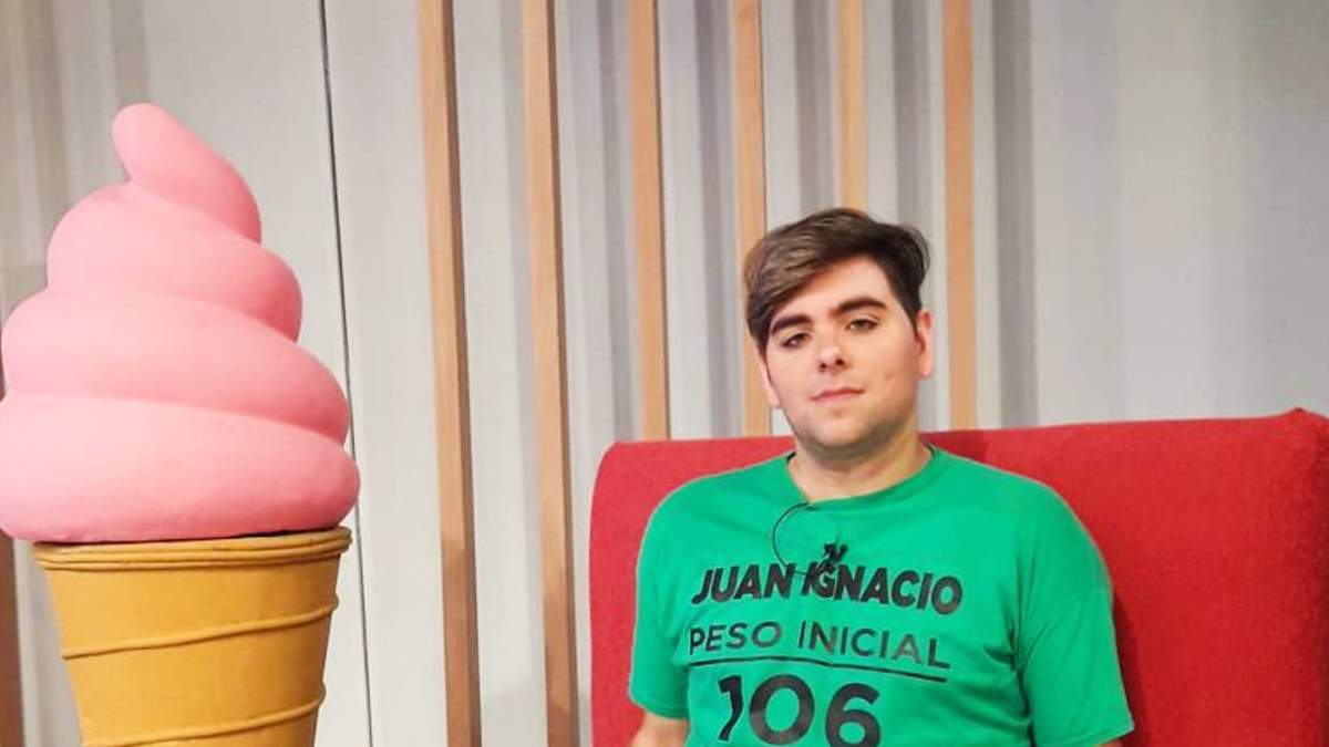Juan Ignacio de cuestión de peso. Fuente: (Instagram)