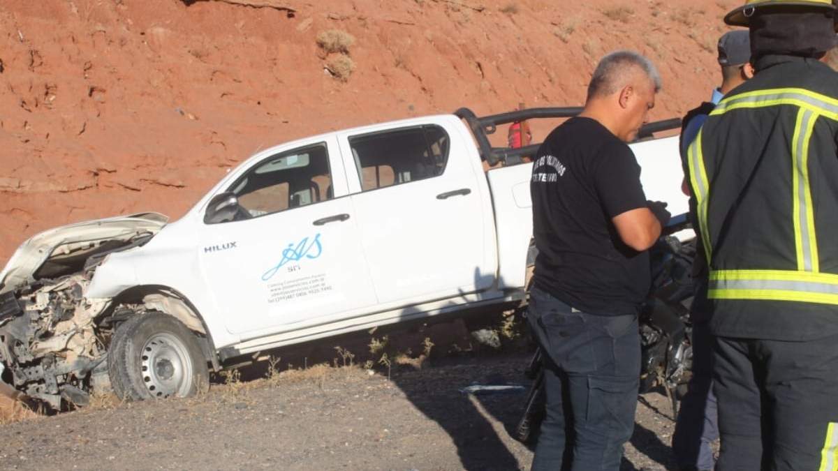 Incidente en la ruta 7, en Centenario. Fuente: (Centenario Digital)