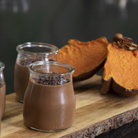 Mousse de chocolate y calabaza: un postre económico, muy fácil de hacer y que te va a volar la cabeza