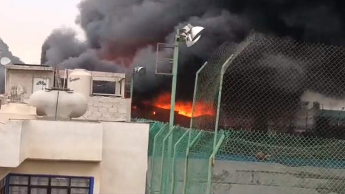 El incendio en Iztapalapa