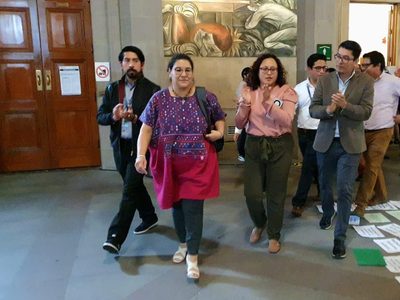 Lenia Batres pide a Norma Piña que prohíba las protestas en las instalaciones de la SCJN