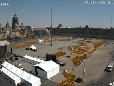 Retiran ‘Ofrenda Monumental’ en el Zócalo de la Ciudad de México