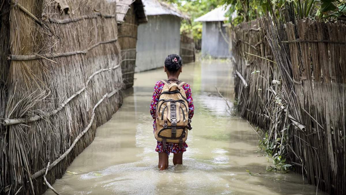 Las inundaciones son uno de los desastres que serán más frecuentes debido al cambio climático. Fuentes: (Twitter)