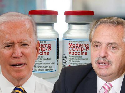 Alberto Fernández le envió una carta a Joe Biden por las vacunas de Moderna