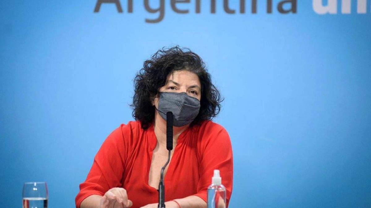 Carla Vizzotti, ministra de Salud de la Nación. Fuente: (Twitter)