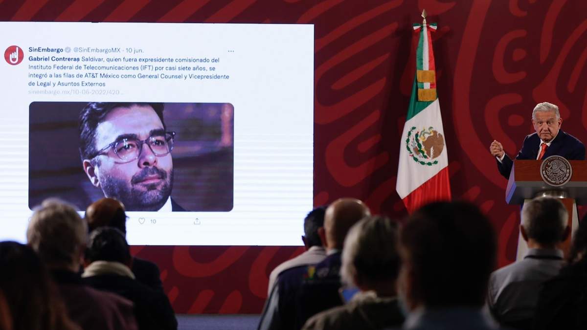 Crítica del presidente contra Gabriel Oswaldo Contreras Saldívar