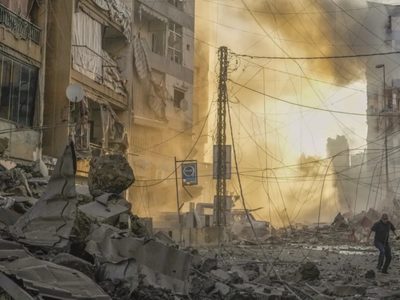 Ataques israelíes sacuden suburbios del sur de Beirut y cierran paso fronterizo clave con Siria