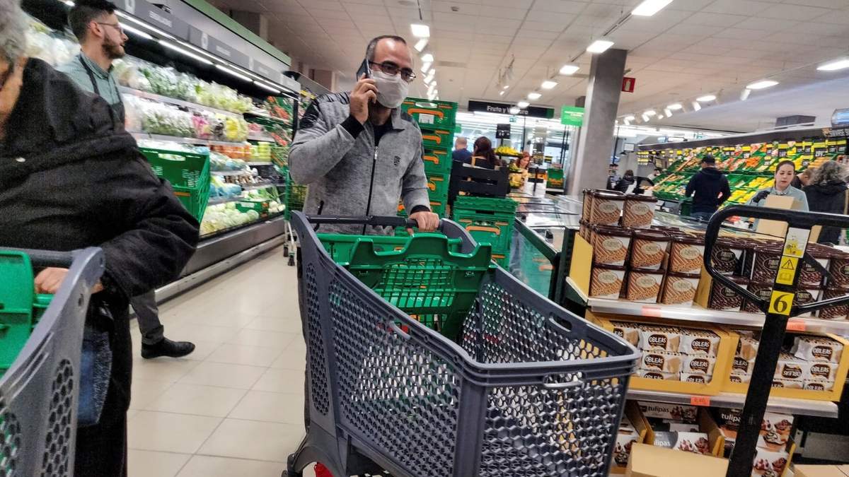 Los supermercados incrementaron sus ventas. Fuente: (Twitter)