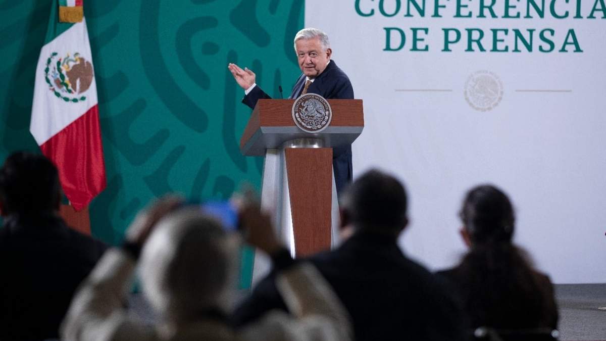 El presidente López Obrador