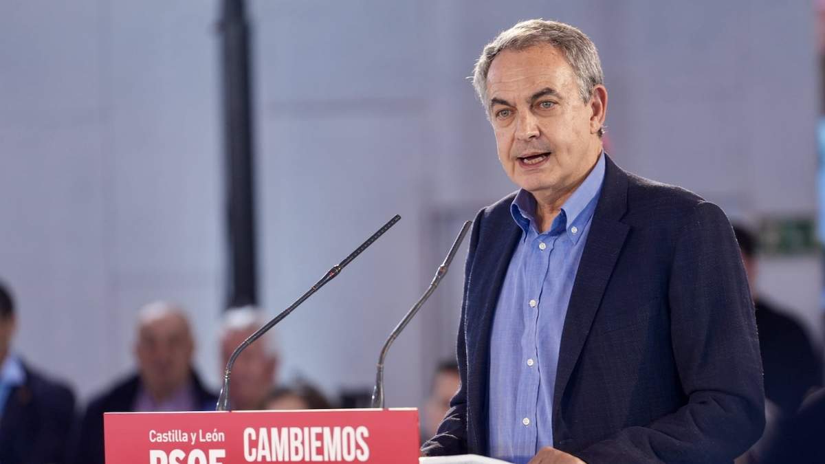 El expresidente del Gobierno José Luis Rodríguez Zapatero