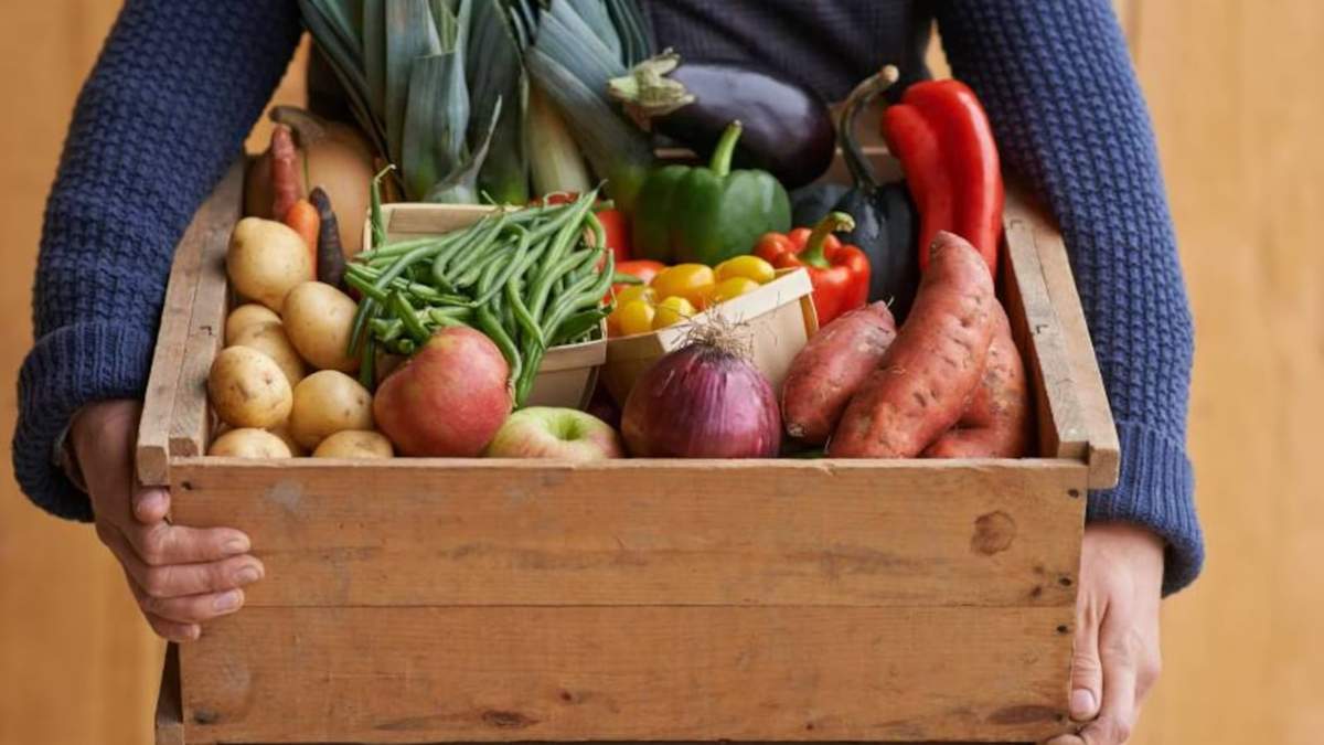 Cajón de verduras. Fuente: (Instagram)