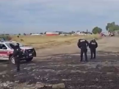 Hallan 10 bolsas con restos humanos en Amozoc; serían entre cinco y ocho cuerpos
