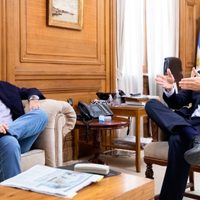 Wado de Pedro recibió a Juan Schiaretti en la Rosada