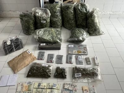 Encontraron 24 kilos de cogollos de marihuana en una vivienda de Aluminé