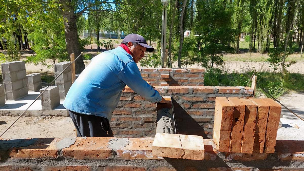 Las obras en Zapala. Fuente: (Twitter)