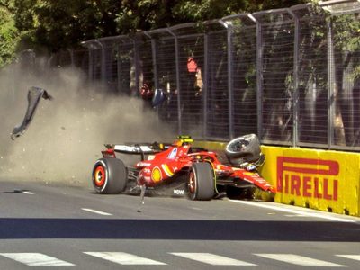 “Checo” Pérez: Lo más importante es que Carlos y yo estamos bien después del incidente