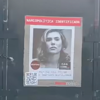 Colocan fotografía de Marina del Pilar en “muro del miedo” en Palacio Nacional de BC