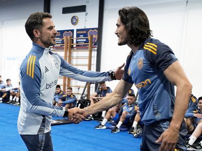“Va a aportar mucho”: la ilusión de Edinson Cavani con Fernando Gago en Boca