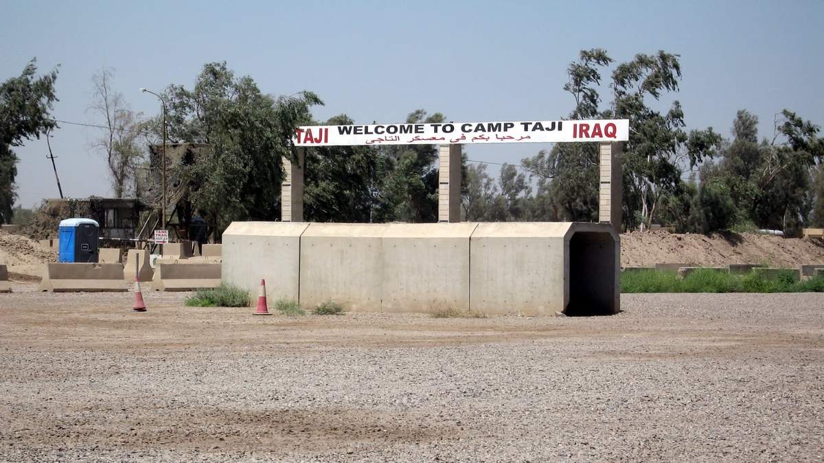 Base militar iraquí de Taji. Fuente: (Twitter).