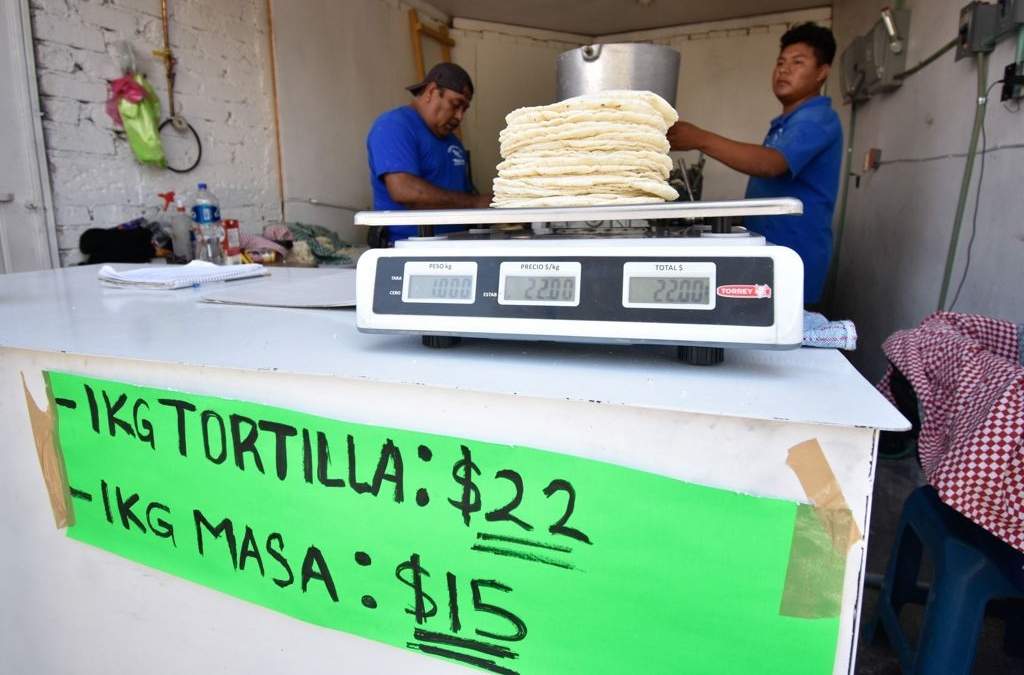 Precio de la tortilla en México
