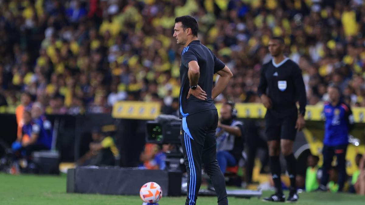 Lionel Scaloni. Fuente: (Getty)