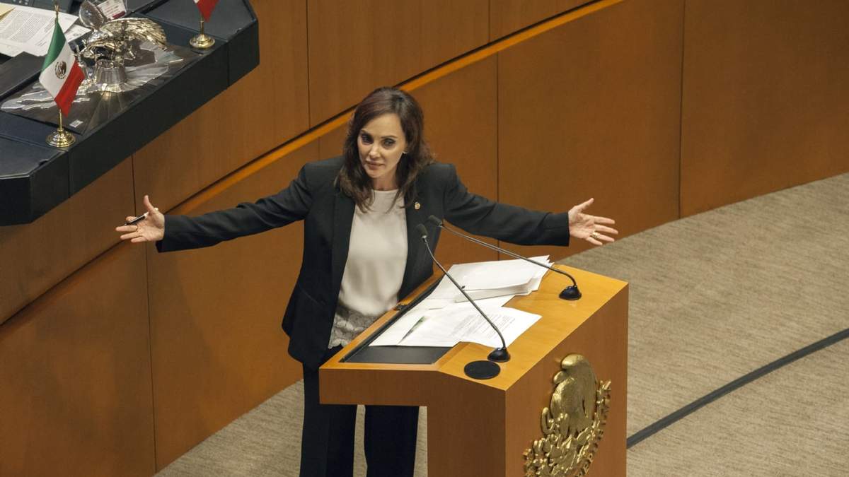 La senadora panista Lilly Téllez