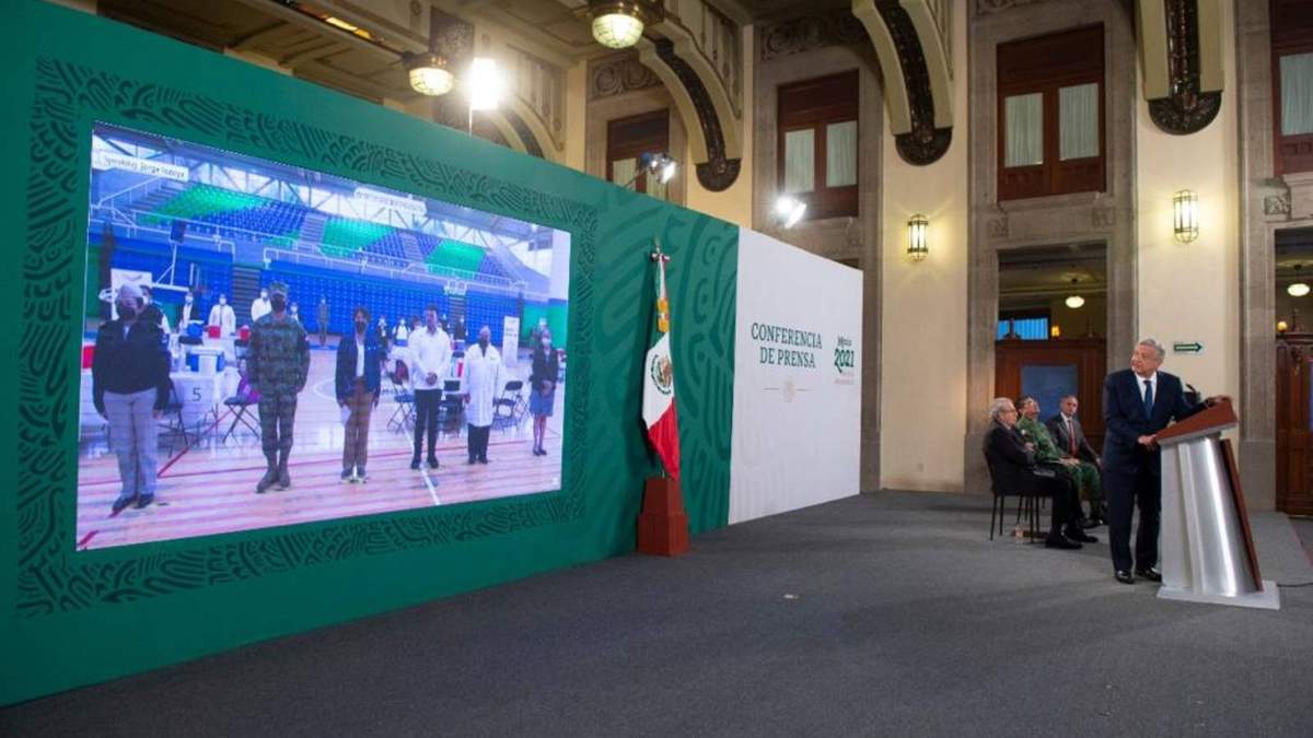 El arranque de vacunación a personal de cinco estados en la mañanera