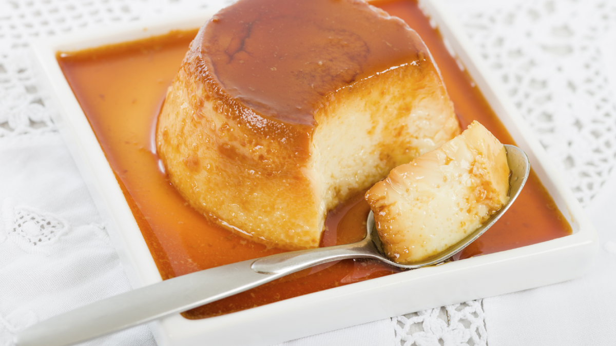 Flan de dulce de leche. Fuente: (Instagram)