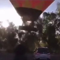 Ocurre un nuevo accidente de globo aerostático en Teotihuacán (Video)