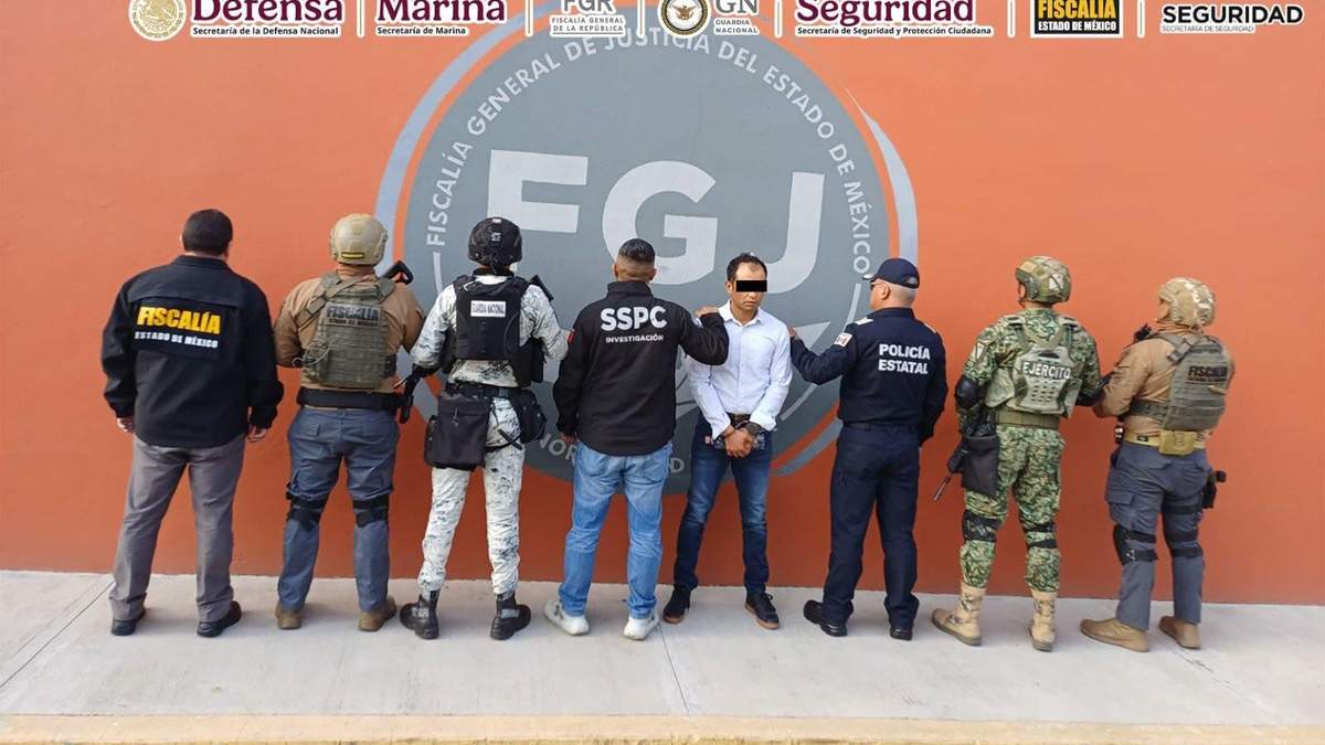 Detención de José Armando "N", alias "Callejas", objetivo prioritario en el Edomex