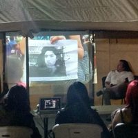 Con velada en caseta telefónica exigen justicia a dos años del feminicidio de Lesvy Berlín