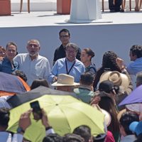 Adán Augusto y Monreal dan la espalda a Sheinbaum por tomarse foto con el hijo de AMLO (Video)