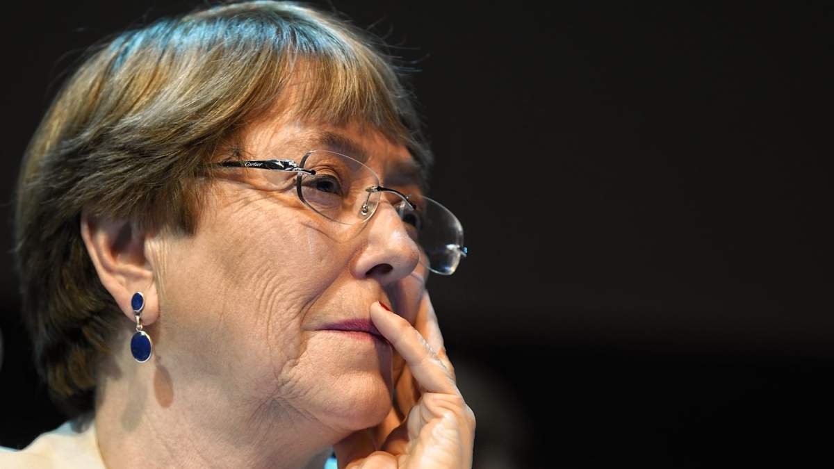 La expresidenta Michelle Bachelet