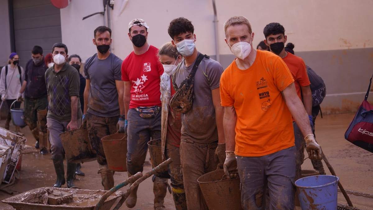 Acciones de ayuda en Valencia