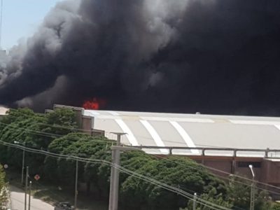 En la firma Cervi: Neuquén es contexto de otro tremendo incendio
