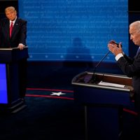 Biden y Trump efectúan pocos actos de campaña mientras que sus rivales aumentan sus mítines