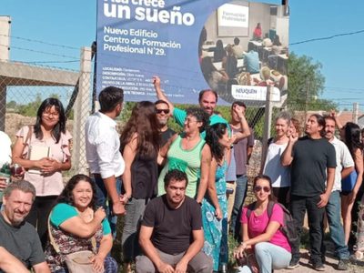 Preocupación en el CFP 29 de Centenario por la paralización del nuevo edificio