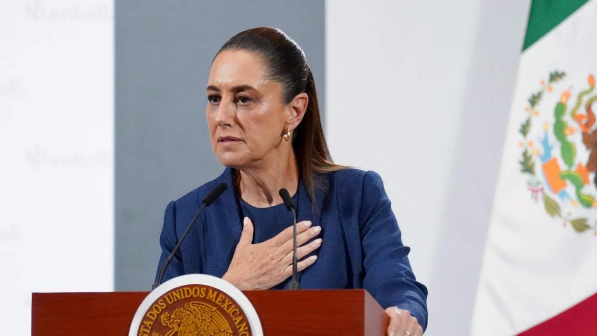 Claudia Sheinbaum en la conferencia de este miércoles