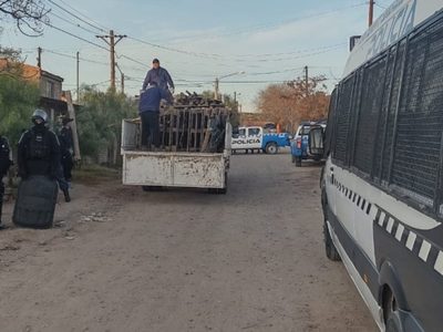 Allanaron una vivienda por un intento de usurpación de tierras en Centenario