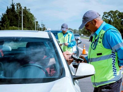 Seguridad Vial sancionó a 159 conductores por alcoholemia en Navidad