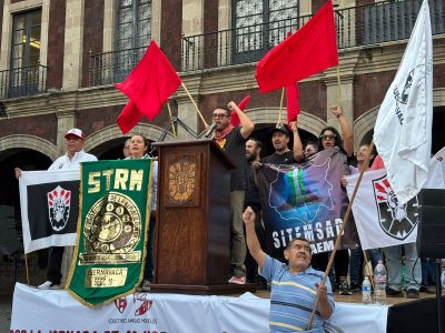 Más de 20 sindicatos marchan en Cuernavaca por derechos laborales y reforma al Servicio Civil