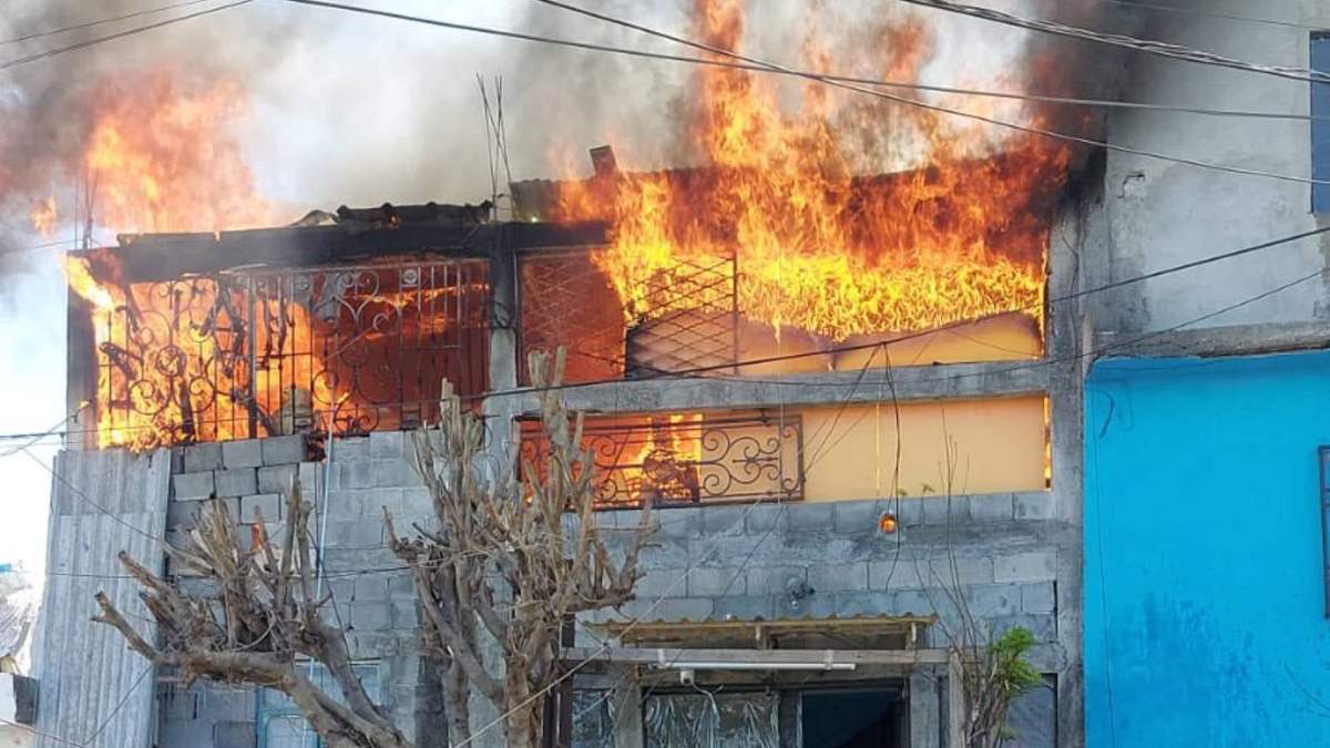 El incendio de la casa en Escobedo, Nuevo León