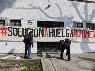 CNDH pide reparación de daño; Secretaría del Trabajo avaló paro ilegal de labores en Notimex