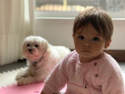 "En cualquier momento": con mucha alegría, Eugenia Tobal nos regaló esta emocionante captura de Ema