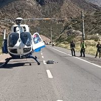 Un vehículo chileno desbarrancó en la ruta 7